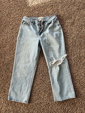 Abercrombie & Fitch Curve Love Vintage Straight Jean